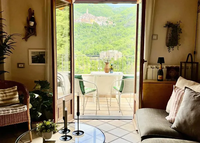 Casabellavista In Pigna, Liguria Apartamento